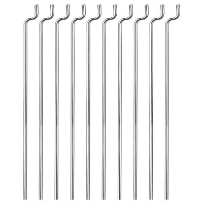 uxcell 1.2mm x 450mm (17.7 Inch) Steel Z Pull/Push Rods Parts for RC Airplane Plane Boat Replacement (Pack of 10)