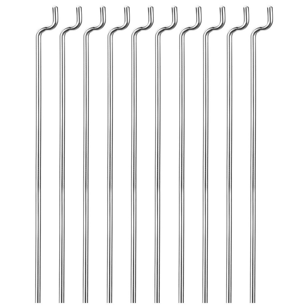 uxcell 1.2mm x 340mm (13.3 Inch) Steel Z Pull/Push Rods Parts for RC Airplane Plane Boat Replacement (Pack of 10)