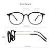 VisionGlobal Blue Light Blocking Glasses for Women/Men, Anti Eyestrain, Computer Reading Glasses, Stylish Oval Frame, Anti Glare (Black, +4.25 Magnification) view 3