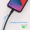 1ft iPhone Charge Cable Short, 5Pack USB to Lightning Cord for Fast Charging Stations 1 Foot Compatible with Apple iPhone 12 11 Pro Max Xs 8 7 6 5 Plus, iPad Air/Mini view 3