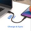 1ft iPhone Charge Cable Short, 5Pack USB to Lightning Cord for Fast Charging Stations 1 Foot Compatible with Apple iPhone 12 11 Pro Max Xs 8 7 6 5 Plus, iPad Air/Mini view 4