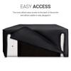 kwmobile Dust Cover Compatible with Brother DCP-L2530DW / L2550DN / MFC-L2710DN / L2750DW - Printer Case - Fabric Protector Cover - Black view 2