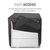 kwmobile Dust Cover Compatible with Brother DCP-L3510CDW / L3710CW / L3730CDN / L3750CDW - Printer Case - Fabric Protector Cover - Dark Grey view 2