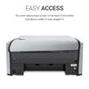 kwmobile Dust Cover Compatible with Canon Pixma MX495 / TR4550 / 4551 - Printer Case - Fabric Protector Cover - Light Grey view 2