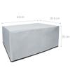 kwmobile Dust Cover Compatible with Canon Pixma MX495 / TR4550 / 4551 - Printer Case - Fabric Protector Cover - Light Grey view 3
