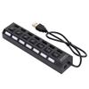 125 7-Port USB Hub Splitter,480Mbps High-Speed USB Port Expander Charging Hub,Overload Current Desktop Hub with 7 Power Independent Switches view 1