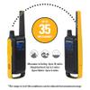 Motorola Solutions Talkabout T475 Extreme Two-Way Radio Black W/Yellow Rechargeable Two Pack view 3