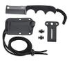 CRKT Minimalist Cleaver Outdoor Survival Fixed Blade Knife with Sheath: Stainless Steel Plain Edge Blade, G10 Handle, 2383K view 3