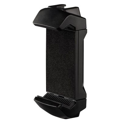 Hama 4645 Smartphone/Tablet Holder Pro for Camera Tripods - 1/4 inch Thread, Black