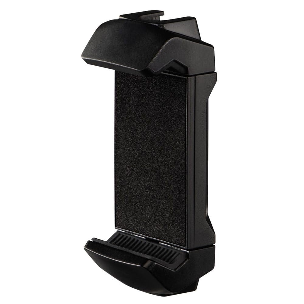 Hama 4645 Smartphone/Tablet Holder Pro for Camera Tripods - 1/4 inch Thread, Black