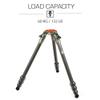 3 Legged Thing Legends Nicky Carbon Fiber Tripod - 4 Section Adjustable Camera and Video Tripod with 3 Detachable Legs, Flat Plate and Bowl Mount for Heavier Kit - Metallic Slate Grey (Nicky) view 3