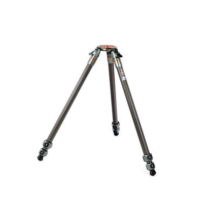 3 Legged Thing Legends Tommy Carbon Fiber Tripod - 3 Section Adjustable Camera Tripod with Three Detachable Legs, Flat Plate and Bowl Mount for Heavier Kit - Metallic Slate Grey (Tommy)