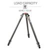 3 Legged Thing Legends Tommy Carbon Fiber Tripod - 3 Section Adjustable Camera Tripod with Three Detachable Legs, Flat Plate and Bowl Mount for Heavier Kit - Metallic Slate Grey (Tommy) view 3