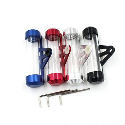 Garneck Cylindrical Tax Disc Holder for Motorcycle Scooter Motorbike Storage Tube for Receipts Accessories Installation Random Color