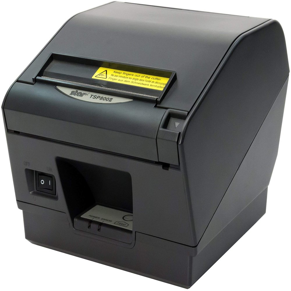 Star Micronics Ultra High Speed TSP847IIU USB Thermal Receipt Printer with Auto-cutter/Tear Bar - Gray (Renewed)