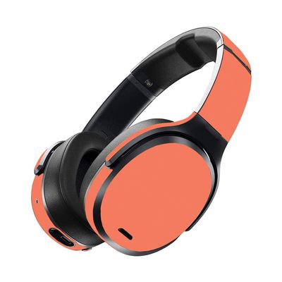 MightySkins Skin for Skullcandy Crusher ANC - Solid Salmon | Protective, Durable, and Unique Vinyl Decal wrap Cover | Easy to Apply, Remove, and Change Styles | Made in The USA