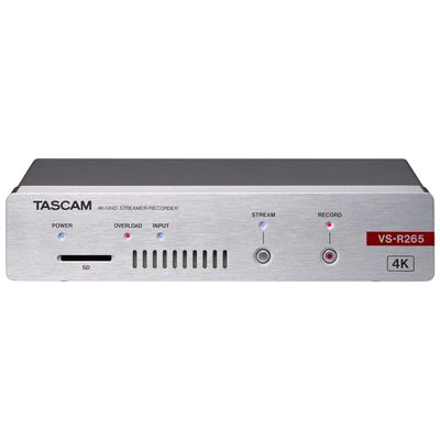 TASCAM VS-R265 4K/UHD Audio/Video Streamer with Recording