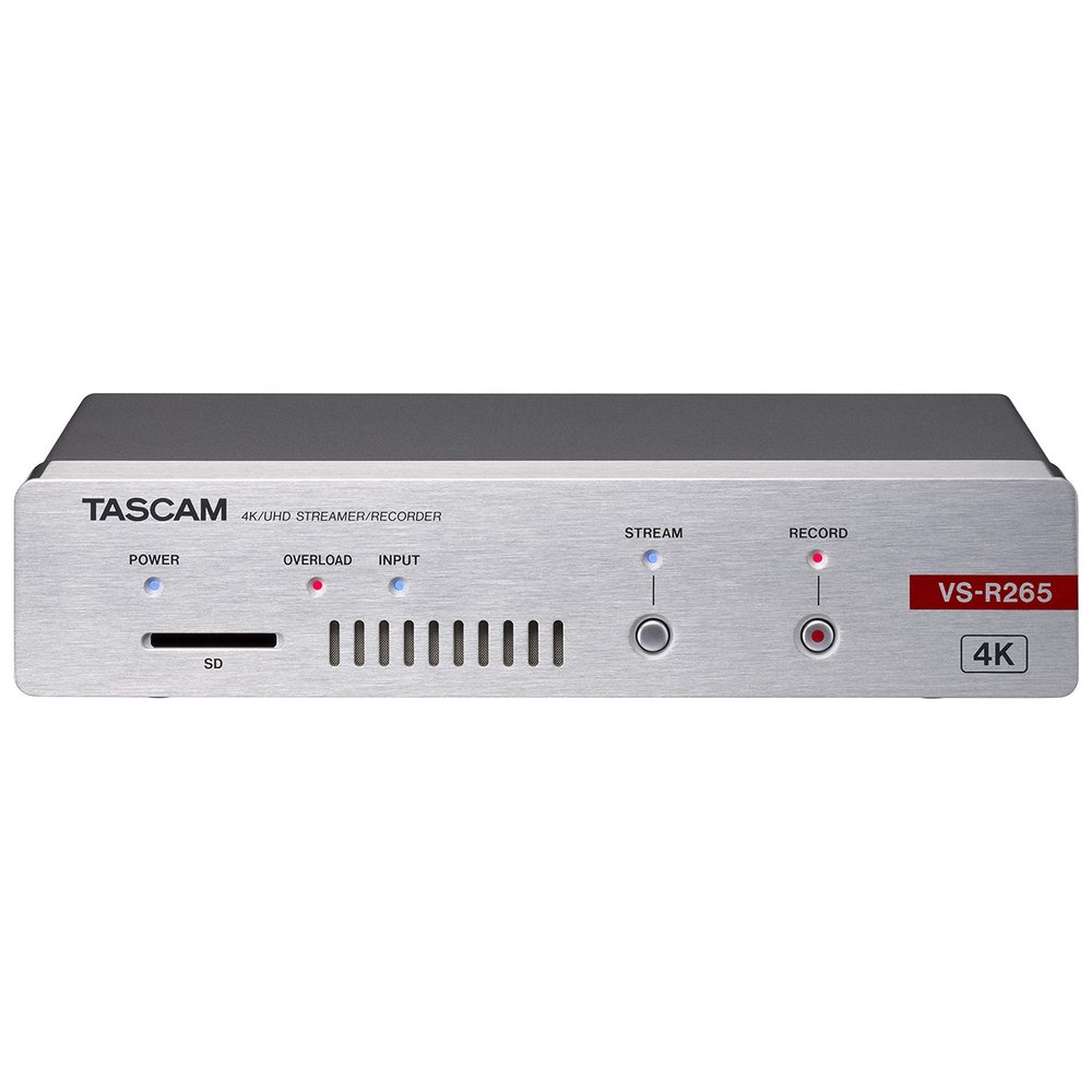 TASCAM VS-R265 4K/UHD Audio/Video Streamer with Recording