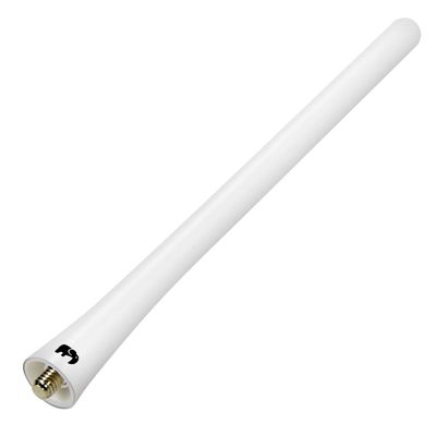 ONE250 7" inch Flexible Rubber Antenna, Compatible with Mazda MX-5 Miata (2006-2024), Mazda2 (2002-2016), Mazda3 (2002-2013), Mazda5, Mazda CX-7 - Designed for Optimized FM/AM Reception (White)