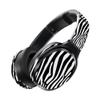 MightySkins Skin for Skullcandy Crusher ANC - Black Zebra | Protective, Durable, and Unique Vinyl Decal wrap Cover | Easy to Apply, Remove, and Change Styles | Made in The USA view 1