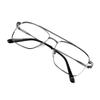 VisionGlobal Blue Light Blocking Glasses for Women/Men, Anti Eyestrain, Computer Reading, TV Glasses, Stylish Square Frame, Anti Glare(Silver,+3.25 Magnification) view 1