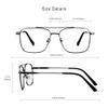 VisionGlobal Blue Light Blocking Glasses for Women/Men, Anti Eyestrain, Computer Reading, TV Glasses, Stylish Square Frame, Anti Glare(Silver,+3.25 Magnification) view 3