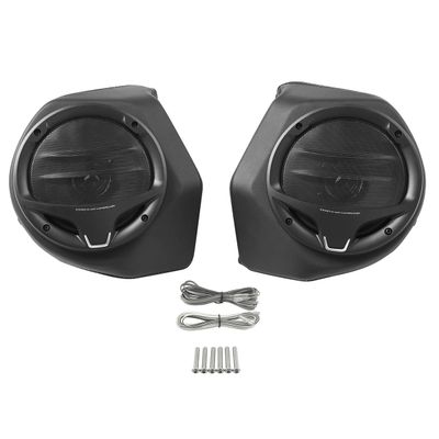 SLMOTO Black 6.5" King Trunk Rear Speakers Fit for Harley Tour Trunk Touring 2014-2020