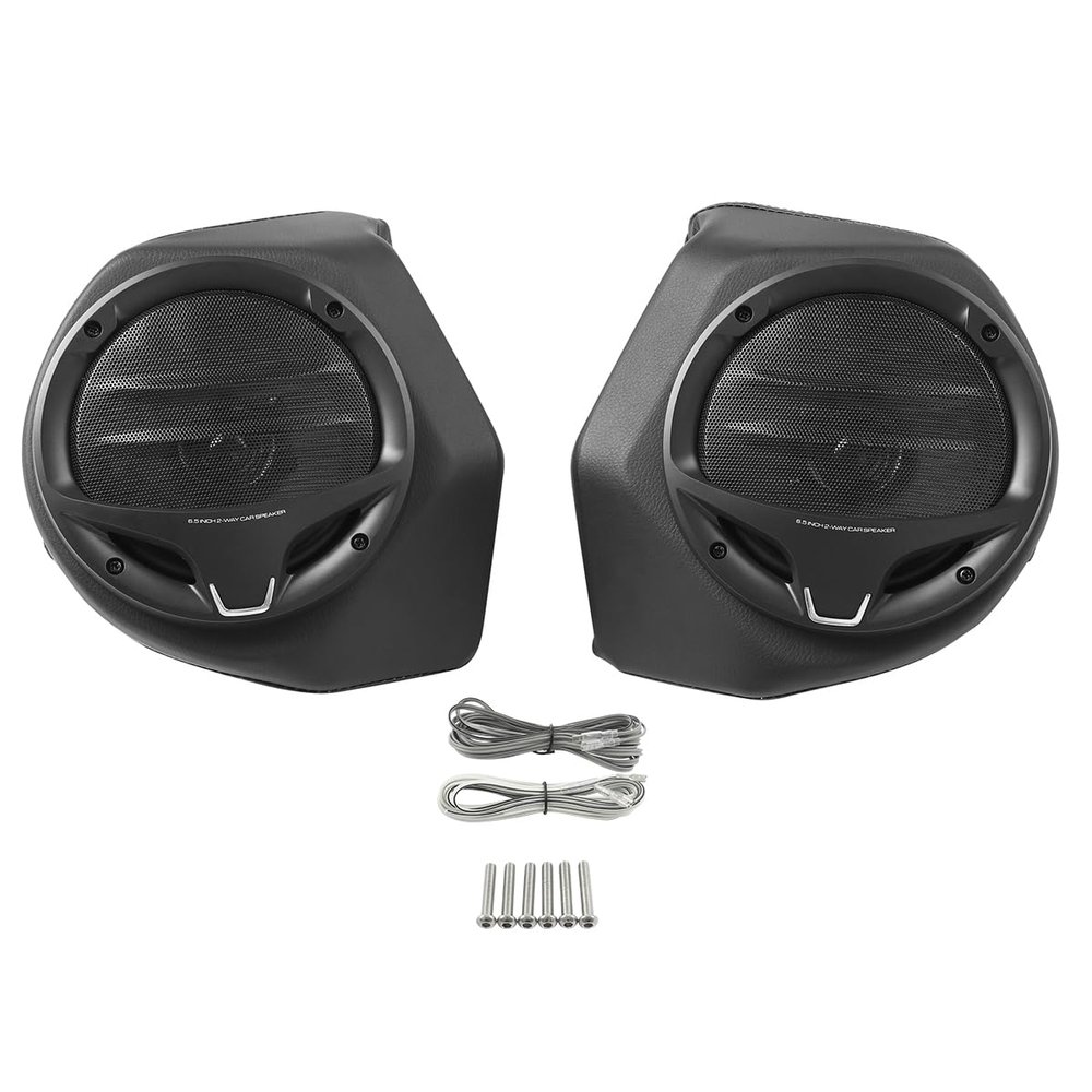 SLMOTO Black 6.5" King Trunk Rear Speakers Fit for Harley Tour Trunk Touring 2014-2020