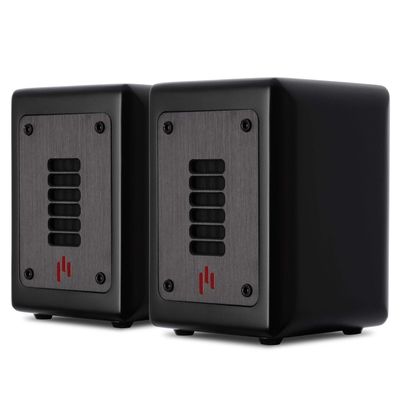 Aperion Audio PST MKII Planar-Ribbon Super Tweeter Pair for Home Theater Stereo Speaker HiFi Audiophile Ultra High-End Frequency Response up to 40kHz (Stealth Black)
