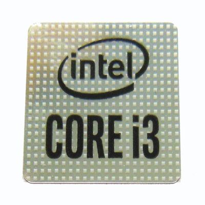 Intel Core i3 Sticker 14 x 14mm / 9/16" x 9/16" [1073]