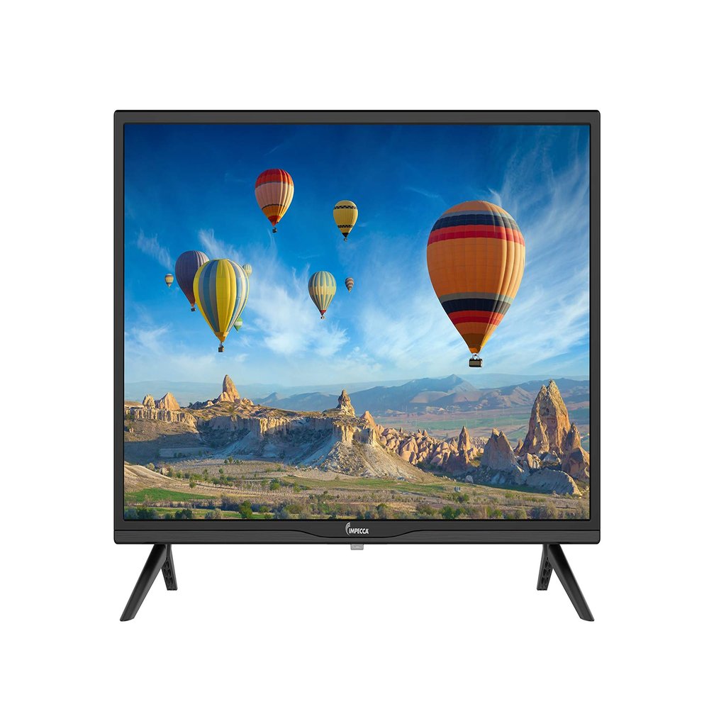 Impecca 24 Inch LED HD TV Monitor TL2400H Energy Star Slim Design 720p, Built-in Speakers with Multiple Imputes HDMI, USB Ports, and Remote, Wall Mountable
