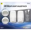 Westek Automatic Plug-in Aria Curved and Directional LED Night Light - Case of 1; view 1