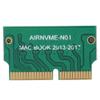 ASHATA Concerter Card Hard Drive to NVME SSD Adapter for 2013 2014 2015 Mac Book Air A1465 A1466 and for MacBook Pro A1398 A1502 SSD view 2