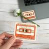 Swaygirls Scripture Sticker | Christian Stickers | Faith Stickers | Bible Verse Quotes | Religious Decals | Waterproof, Vinyl,Sticker | Psalm 95:1 | Old School Cassette Tape Decal view 2