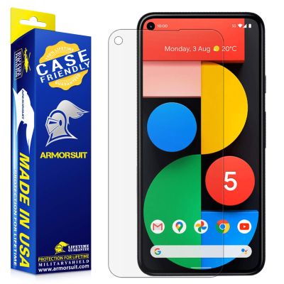 ArmorSuit MilitaryShield Anti-Glare Screen Protector Designed for Google Pixel 5 Case Friendly Matte Film