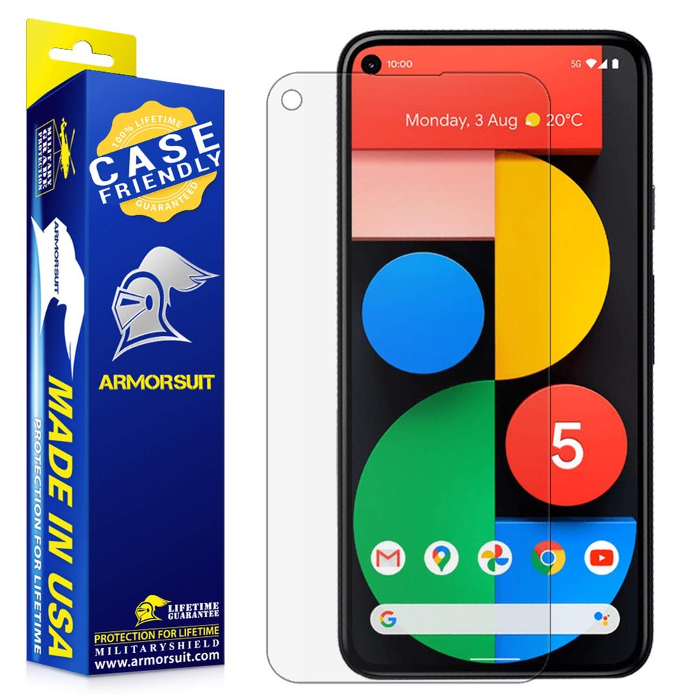 ArmorSuit MilitaryShield Anti-Glare Screen Protector Designed for Google Pixel 5 Case Friendly Matte Film