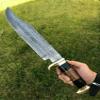 Damascus KE-0682-HK 18.00" Handmade Steel Combat Tactical Hunting Knife With Sheath view 4