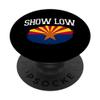 SHOW LOW AZ ARIZONA Flag Vintage USA Sports Men Women PopSockets Grip and Stand for Phones and Tablets view 1