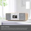 LEMEGA MSY3 Music System,WiFi Internet Radio,FM Digital Radio,Spotify Connect,Bluetooth Speaker,Stereo Sound,Wooden Box,Headphone-Out,Alarms Clock,40 Pre-Sets,Full Remote and App Control - White Oak view 3