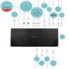 i-tec USB-C Quattro Docking Station for 4 Displays with Power Delivery 85W - 2X DisplayPort, 2X HDMI, 1x GLAN, 5X USB 3.0, 1x USB-C, 2X Jack for Audio and Microphone view 4