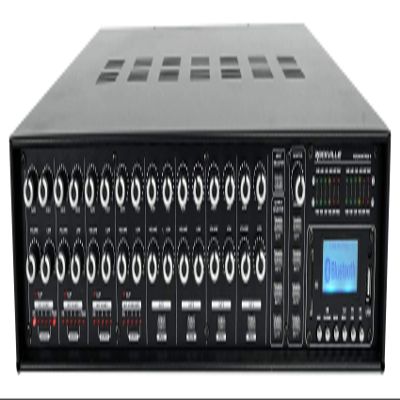 Rockville Rock Matrix 4 440W 4-Zone 70V Commercial Amplifier, Bluetooth 5.0, Matrix Routing, Emergency Inputs, for Restaurants, Bars, Schools, Offices