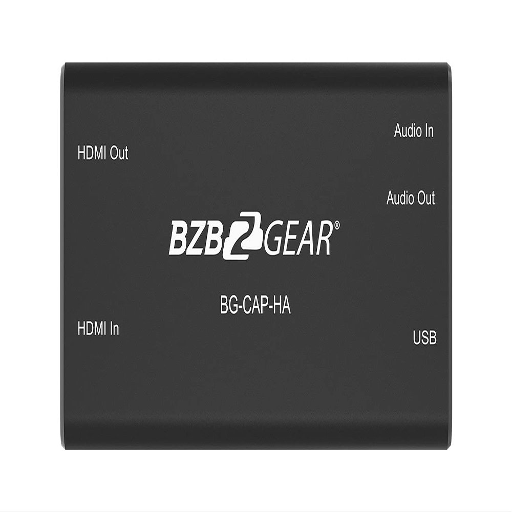 BZBGEAR USB 3.0 1080P FHD Powered HDMI Capture Card - BG-Cap-HA