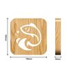 XDG Fish Theme 3D Wooden lamp LED Night Light Home Room Decoration Creative Table Lamps for Kids Gift view 3