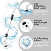 Spin Scrubber, 360 Cordless Tub and Tile Scrubber, Multi-Purpose Power Surface Cleaner with 3 Replaceable Cleaning Scrubber Brush Heads, 1 Extension Arm and Adapter view 2