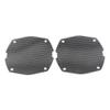 Three T Front Fairing Aluminum Speaker Mesh Cover for Harley Electra Glide FLHT 1998-2013, Street Glide FLHX 2006-2013, Trike FLHXXX 2010-2011, FLHTCUTG 2009-2013, Black view 1