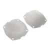 Three T Front Fairing Aluminum Speaker Mesh Cover for Harley Electra Glide FLHT 1998-2013, Street Glide FLHX 2006-2013, Trike FLHXXX 2010-2011, FLHTCUTG 2009-2013, Chrome view 2