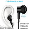 3.5mm Earbuds Noise Canceling Headphones with Microphone Magnetic in-Ear Wired 3.5mm Jack Earphone for Chormebook Moto G Stylus Power Pure for Google Pixel 4a 5a for Samsung S10 S10e A03s A14 A13 A15 view 3