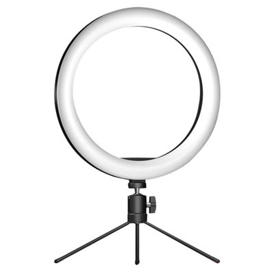 ABETTERU Photography 10 Inch LED Ring Light Tripod Stand Remote Control 3200K-5500K Dimmable Ring Light for TIKTOK,Video Live Stream, Makeup, Photography Compatible with iPhone Android