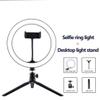 ABETTERU Photography 10 Inch LED Ring Light Tripod Stand Remote Control 3200K-5500K Dimmable Ring Light for TIKTOK,Video Live Stream, Makeup, Photography Compatible with iPhone Android view 4