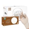 ASAP Latex Gloves Disposable Powder Free - 4 Mil, Food Safe, Kitchen & Cleaning Gloves - Durable Rubber Gloves & Esthetician Supplies (Medium, 1000 Count) view 1